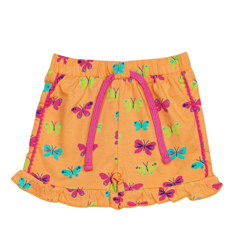 

H by Hamleys Girls Shorts Butterfly Print-Multicolor
