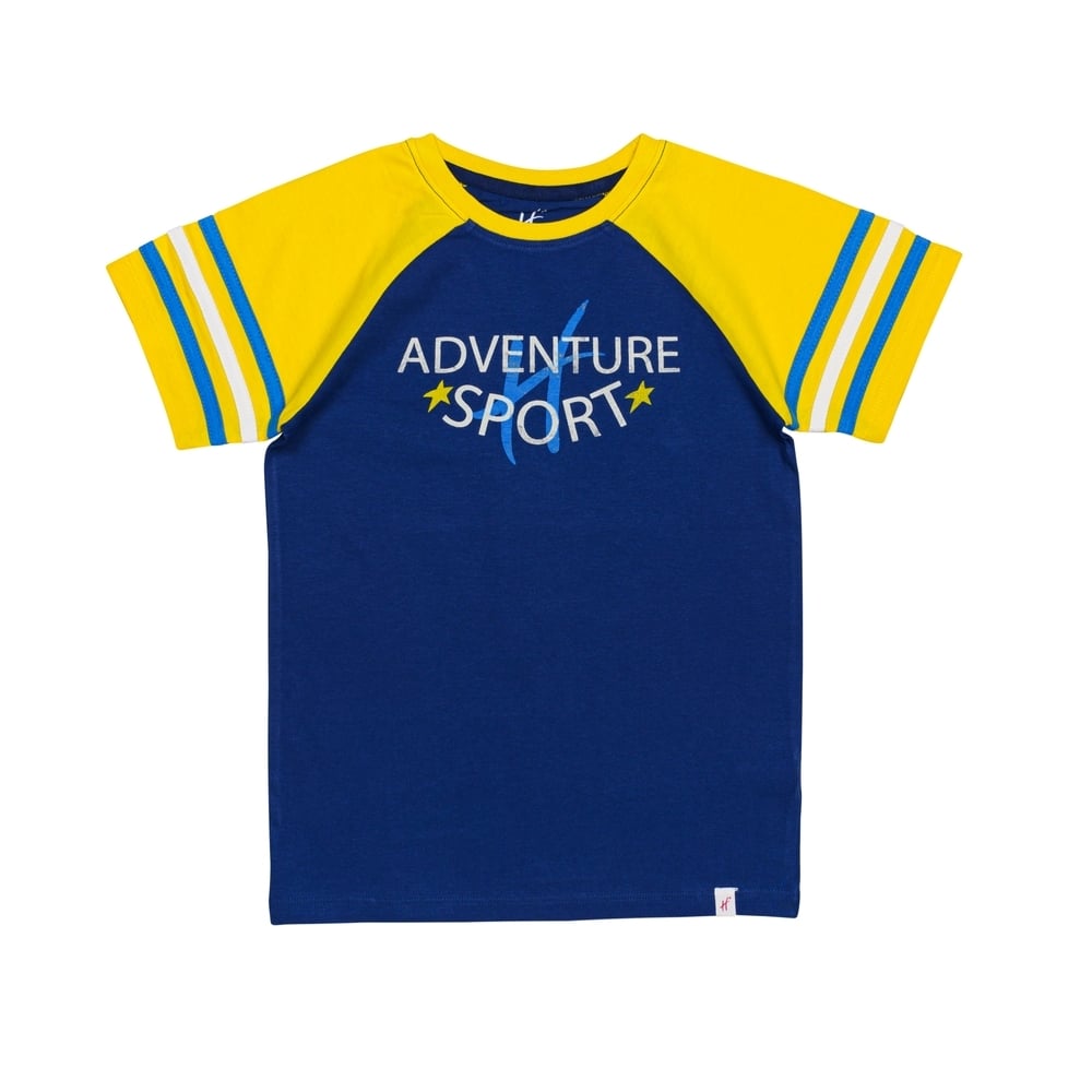 

H by Hamleys Boys Short Sleeves T-Shirt Adventure Sports-Multicolor