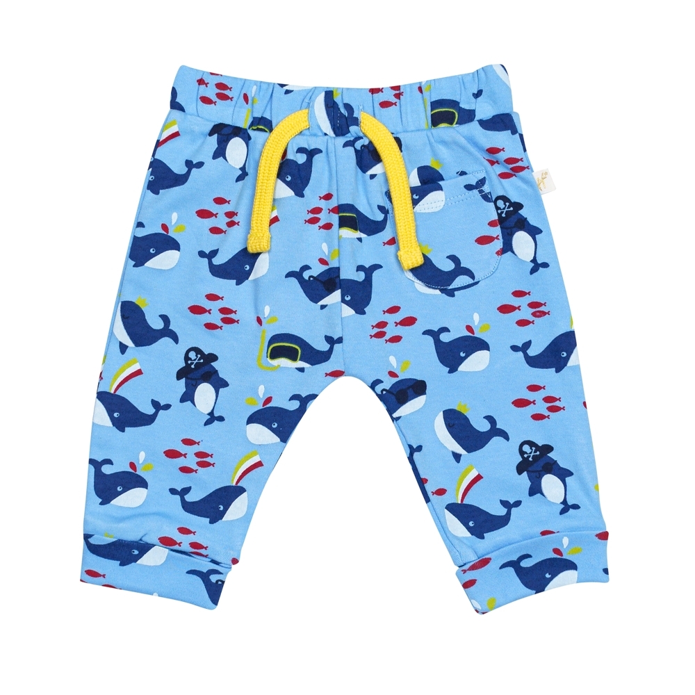 

H by Hamleys Boys Joggers Whale All Over Print-Multicolor