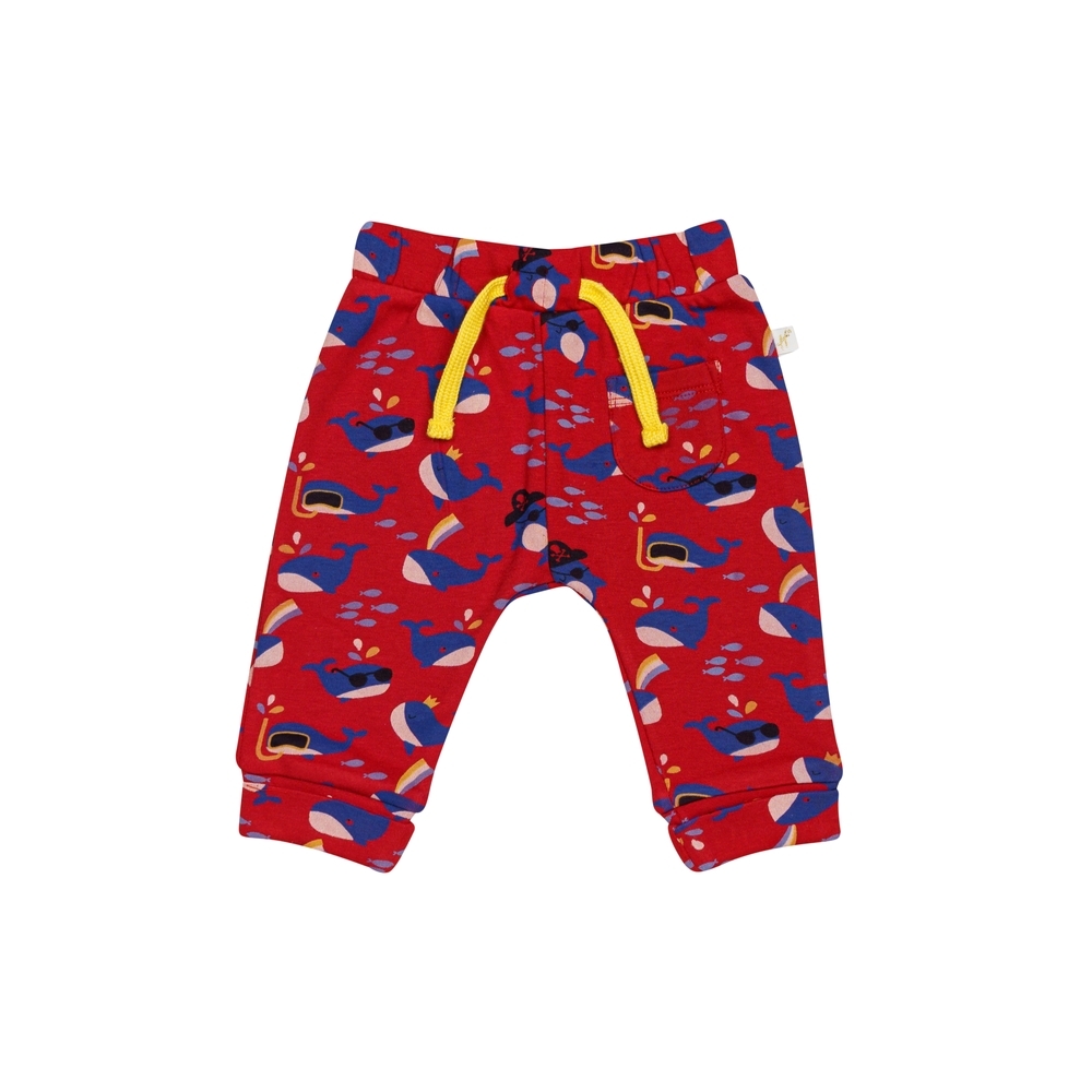 

H by Hamleys Boys Jogger Whale Print-Multicolor