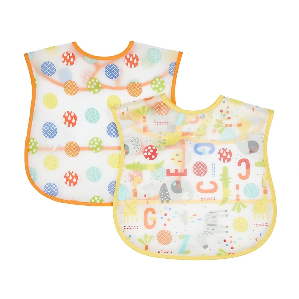 

Mothercare hello friends toddler bibs multicolor pack of 2