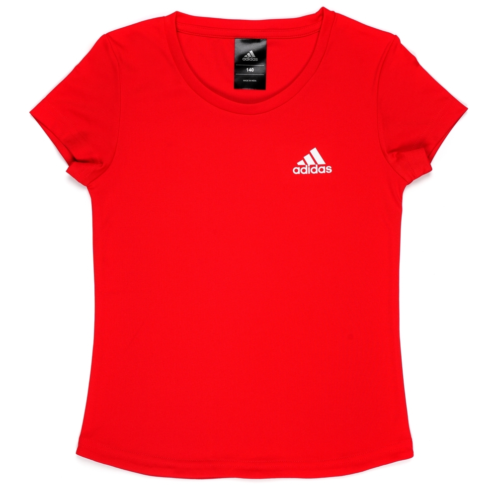 

Adidas Girls Logo T-Shirts-Red