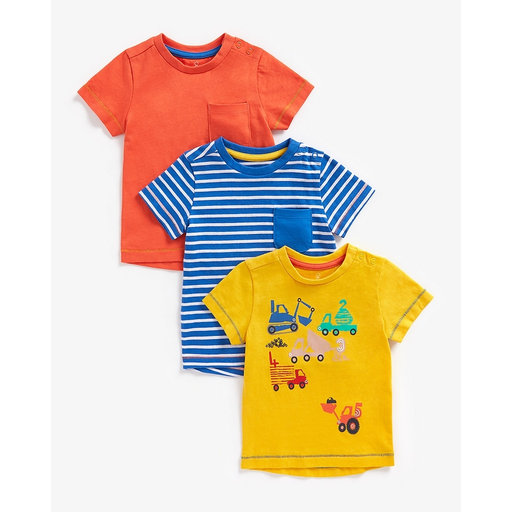 

Boys Half Sleeves T-Shirts -Pack of 3-Multicolor