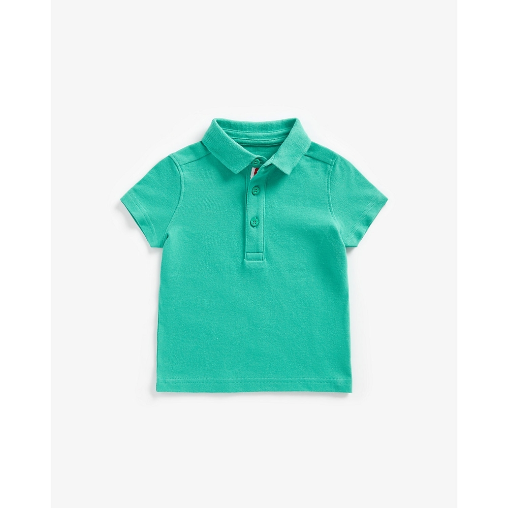 

Boys Half Sleeves Polo T-Shirts Moisture Control Technology-Green