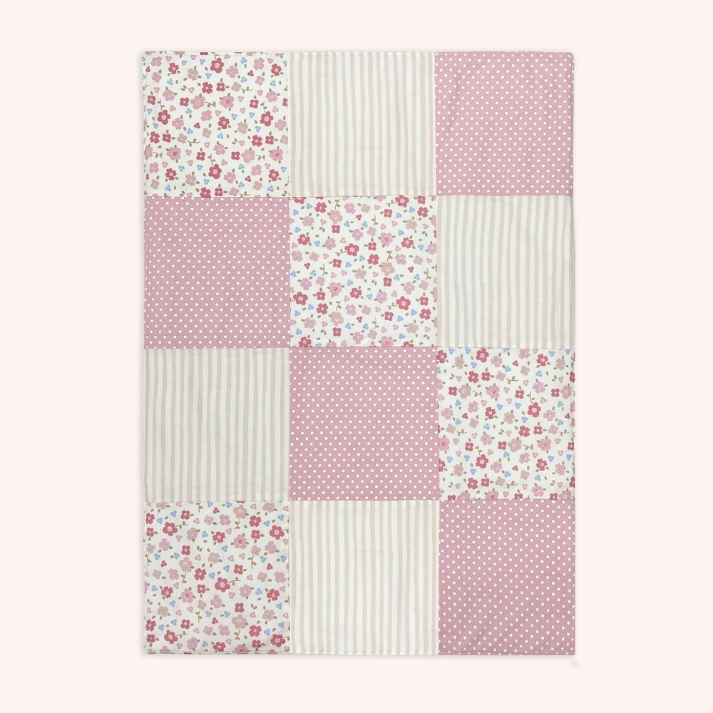 

Abracadabra vintage floral changing mat pink