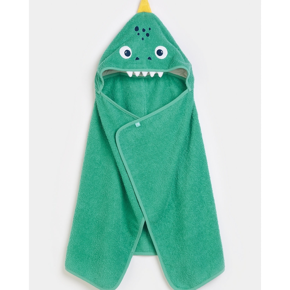 

Mothercare Dino Cuddle and Dry Hooded Toddler Towel Green