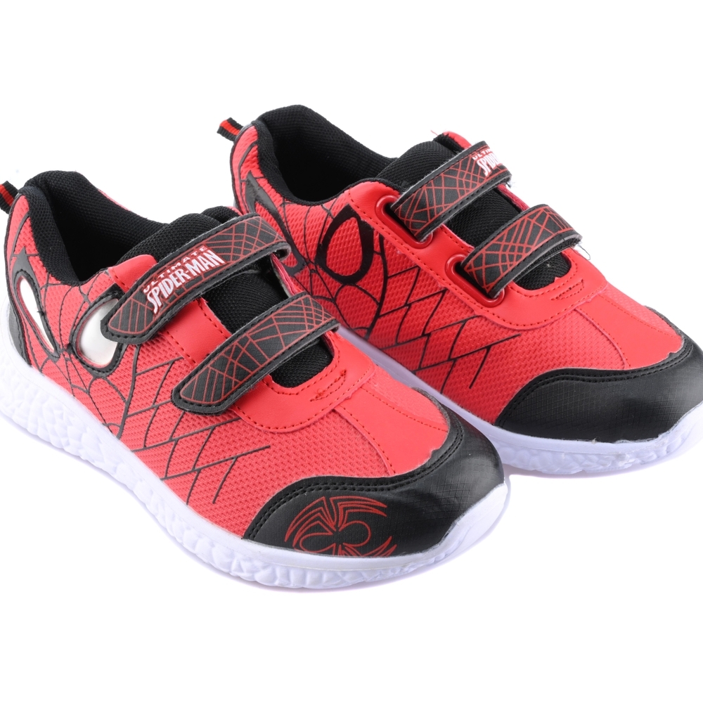 

Boys Sneakers Spider Man Design-Red