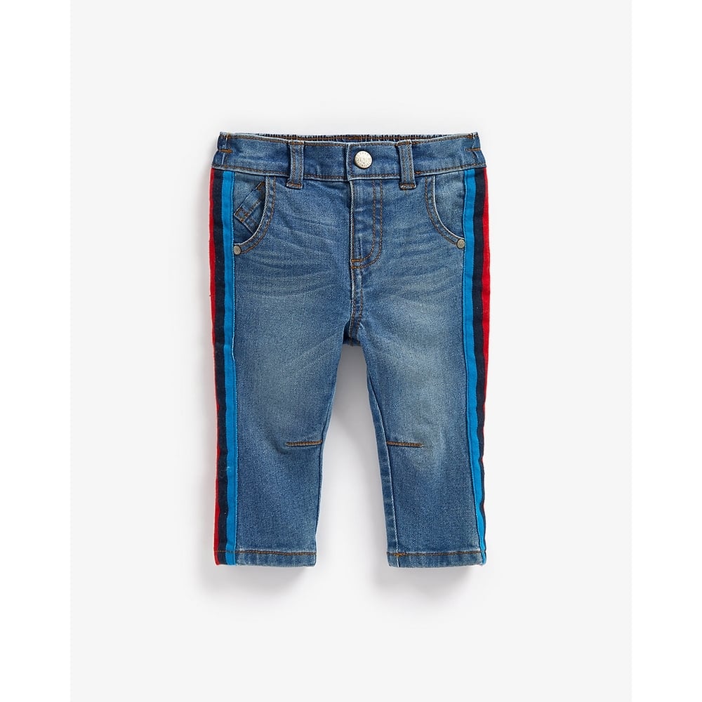 

Boys Jeans Side Stipes-Blue