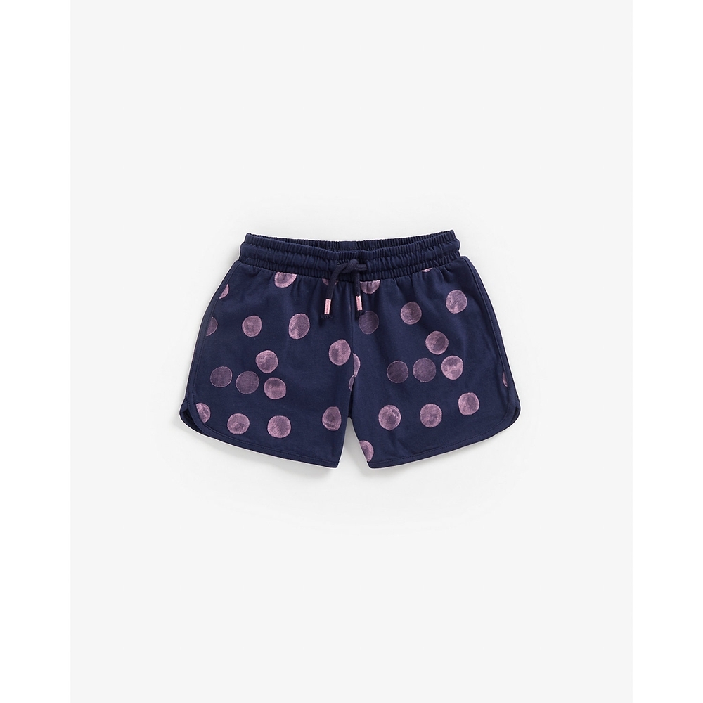 

Girls Shorts Shaped Hem-Multicolor