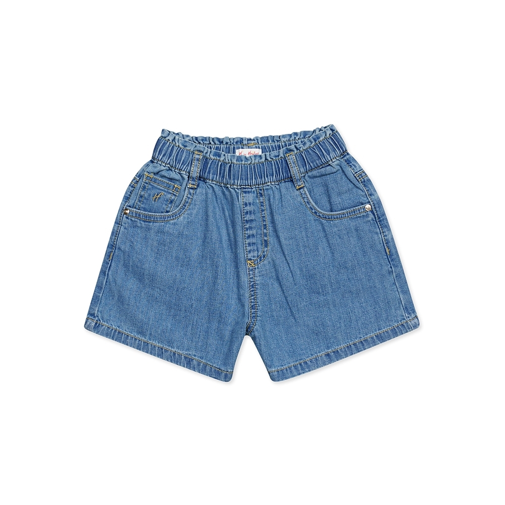 

h by hamleys girls summer denim shorts- blue