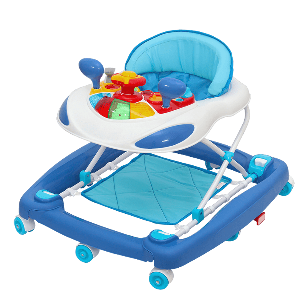 

Comdaq 2 in 1 car musical walker blue