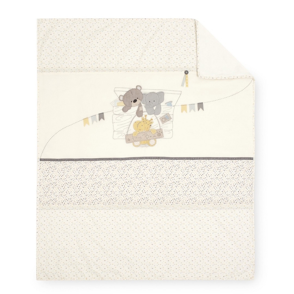 

Mothercare teddy's toy box cotcot bed coverlet multicolor