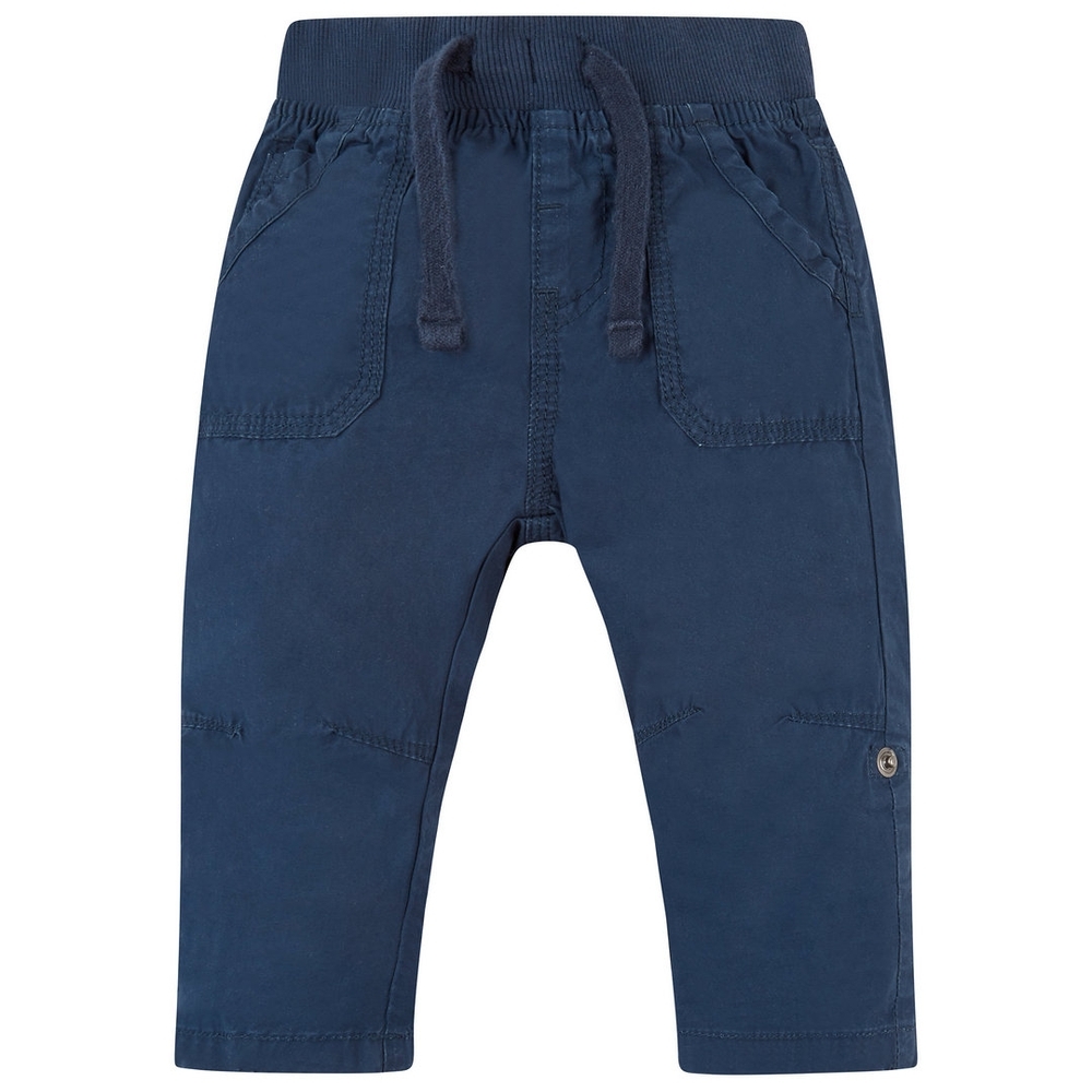 

Boys Trouser Roll Up With Ribwaist - Navy