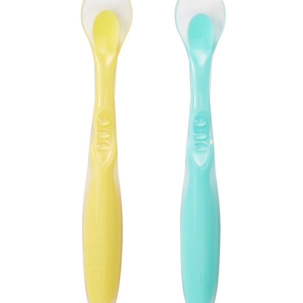 

Mothercare soft silicone spoons multicolor pack of 2