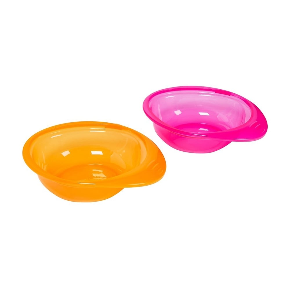 

Mothercare first tastes weaning bowls pink pack of 2