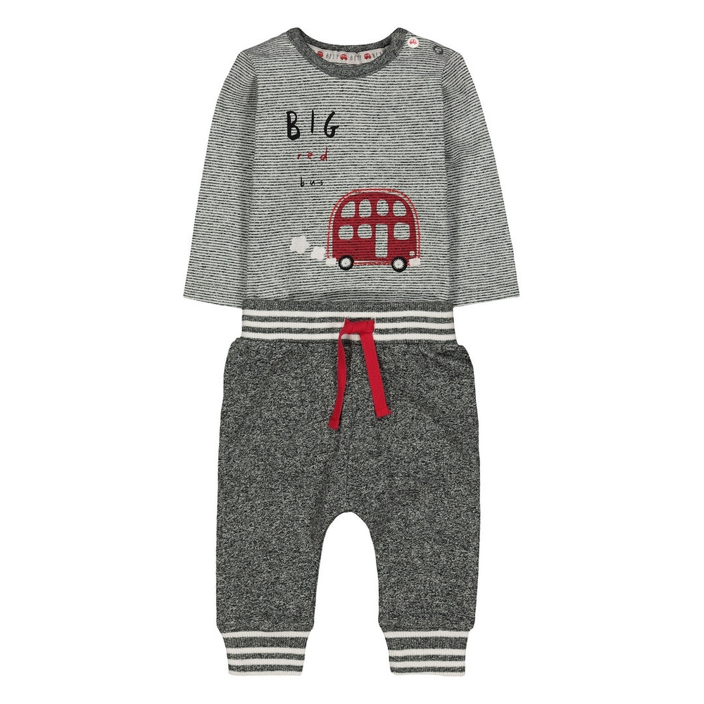 

Big Red Bus Bodysuit And Joggers Set