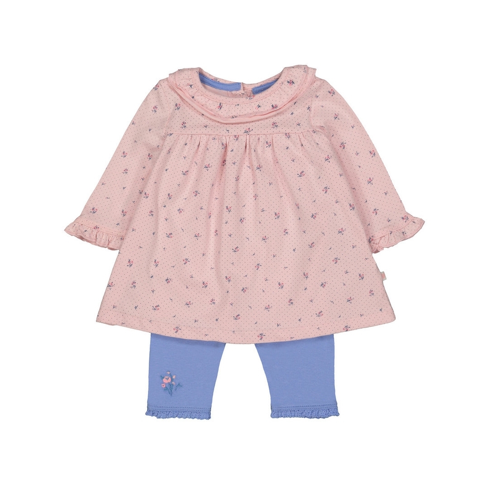 

Ditsy Dress And Leggings Set