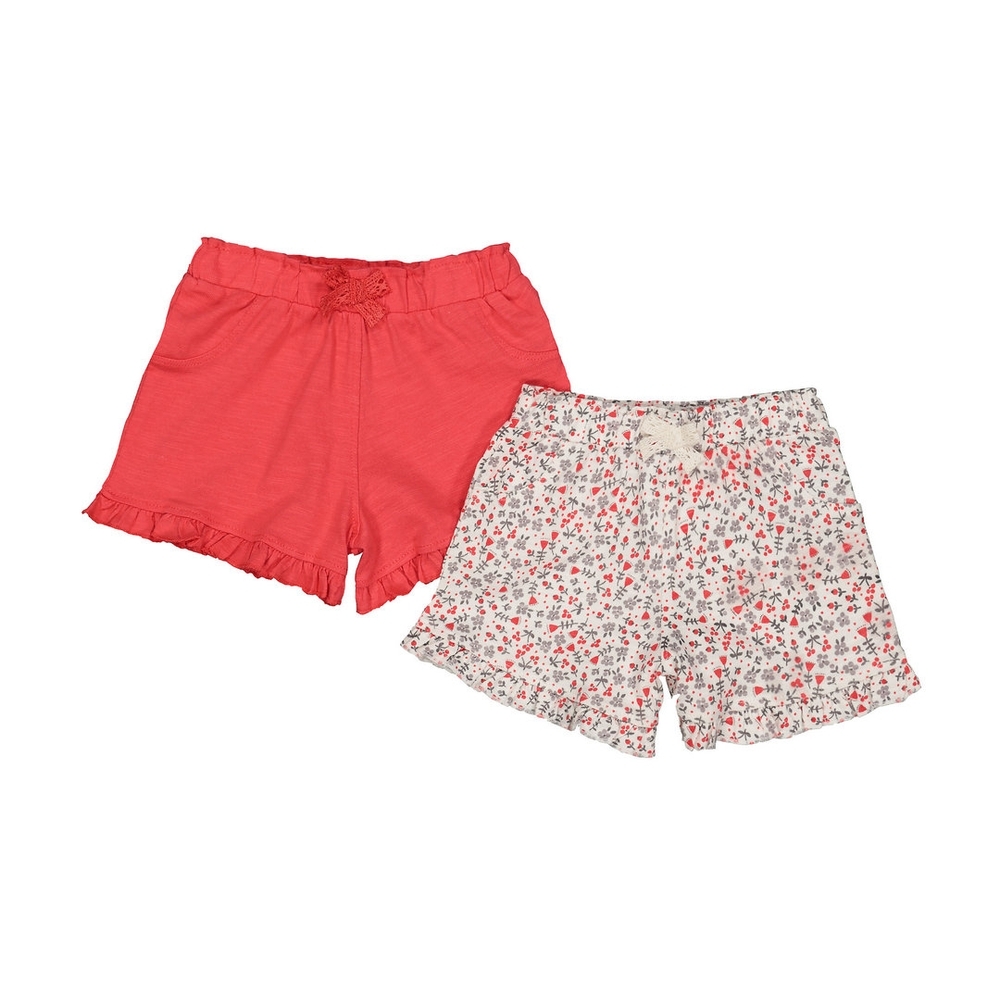 

Coral Flower Shorts - 2 Pack