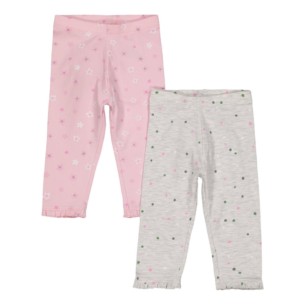 

Flower And Spot Leggings - 2 Pack
