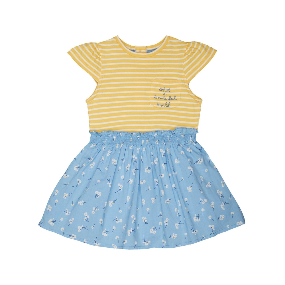 

Stripes And Daisies Twofer Dress