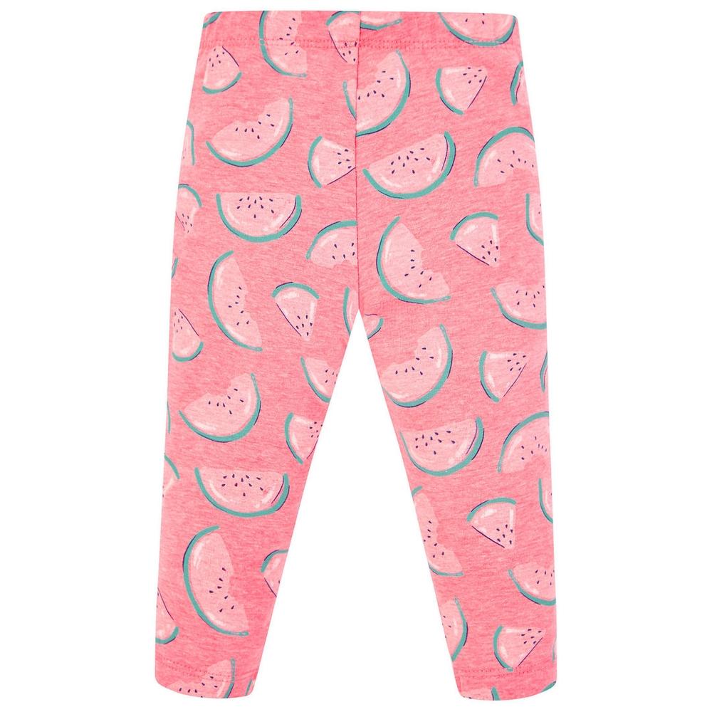 

Girls Legging Watermelon Print With Elasticated Waistband - Pink