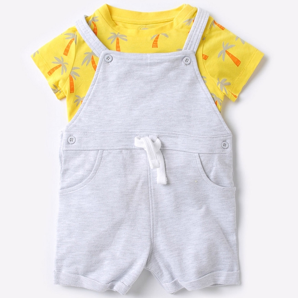 

Multicoloured Dungaree Set