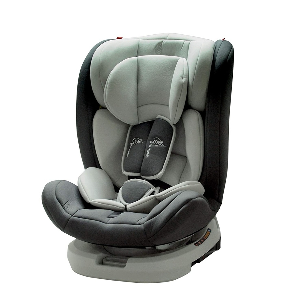 

R for rabbit jack n jill grand isofix baby car seat grey