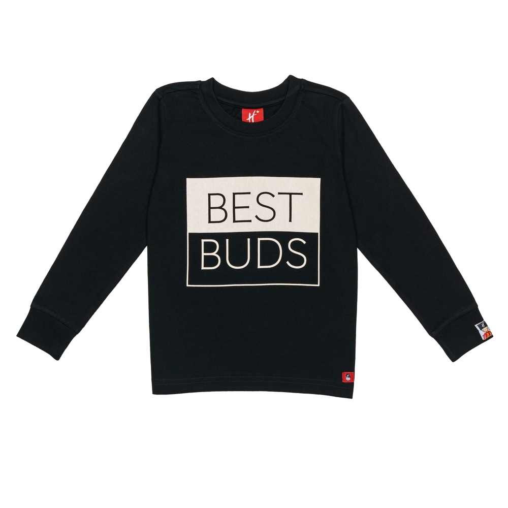 

H by Hamleys Unisex Full Sleeves T-Shirt Chest Print -Black