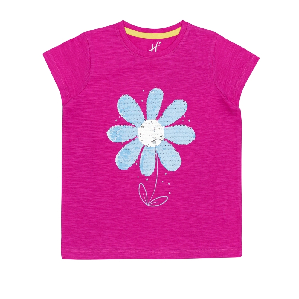 

Girls Short sleeves T-shirt -Pack of 1-PINK