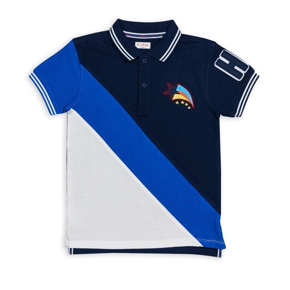 

H by Hamleys Boys Short Sleeves Polo T-Shirts -Pack Of 1-Multi