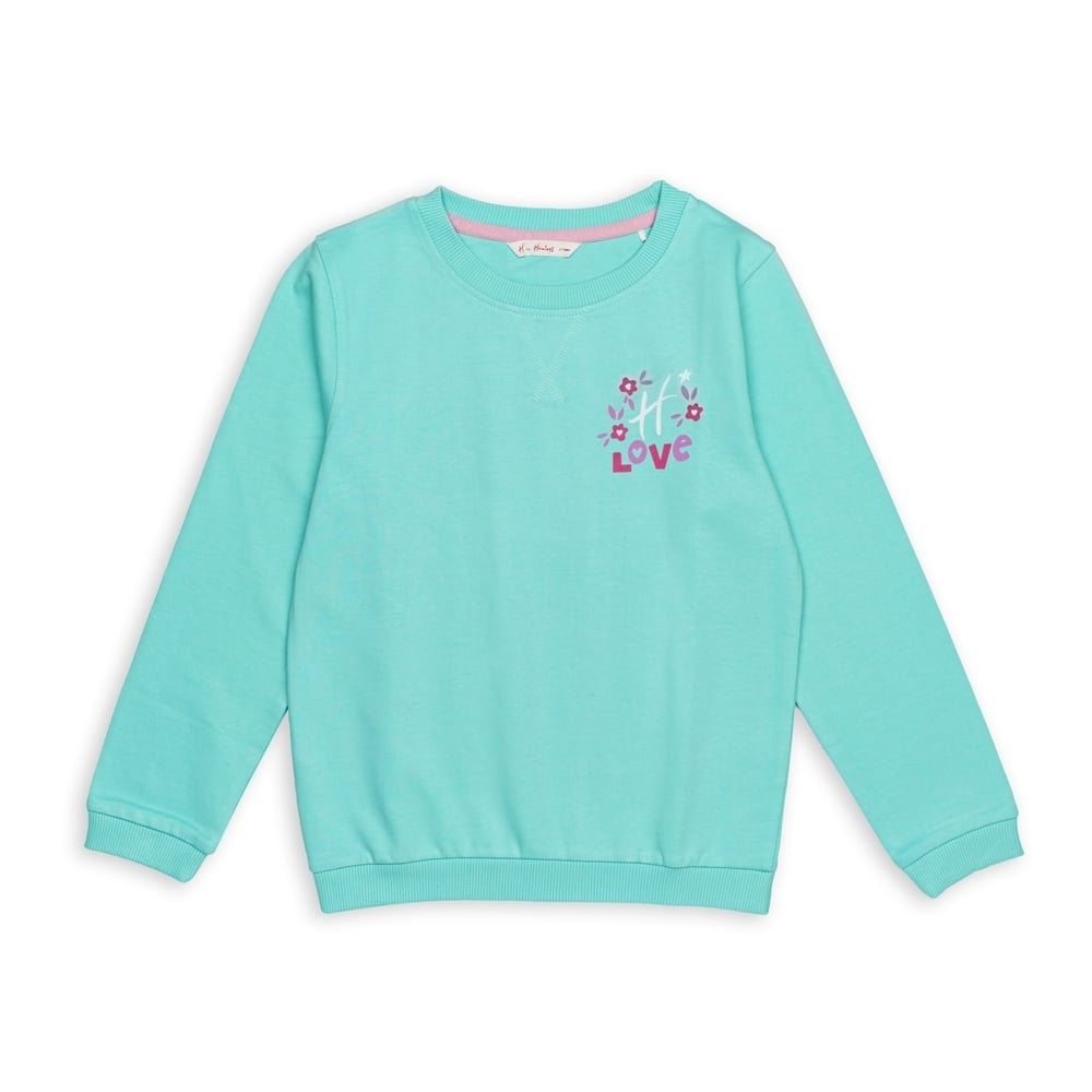 

H by Hamleys Girls Full Sleeves sweatshirts -Pack of 1-Green