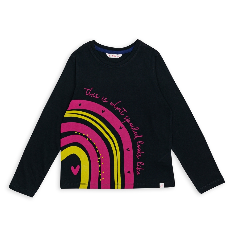 

H by Hamleys Boys Short Sleeves Tops -Pack Of 1-Black