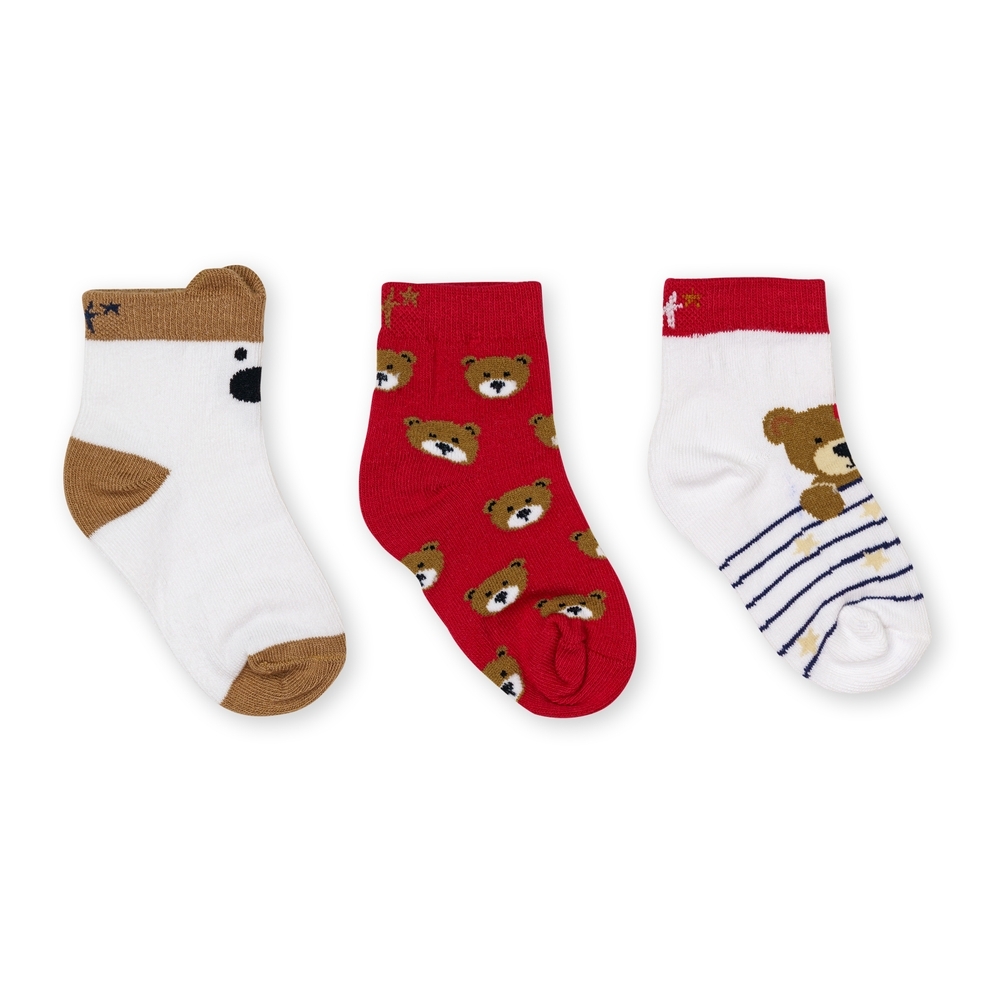 

H by Hamleys Girls 3pc Socks -Pack of 3-Multi