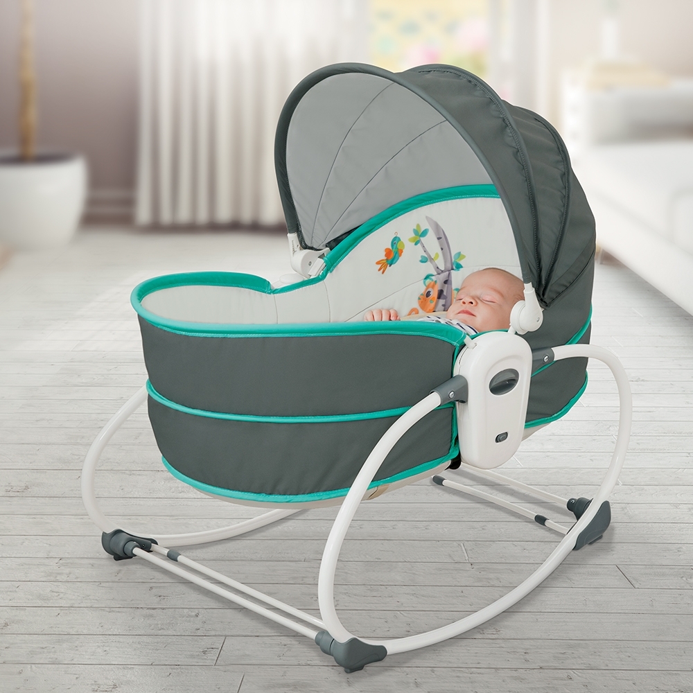 

Mastela 5 in 1 rocker&amp bassinet teal