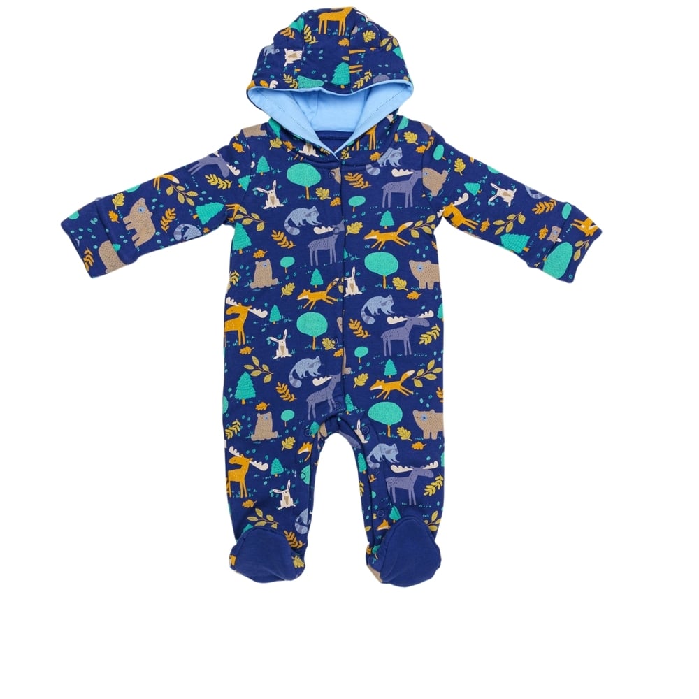 

H by Hamleys Boys Full Sleeve Sleepsuit Wadded-Multicolor