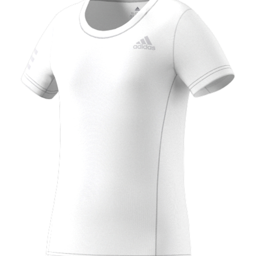 

Adidas Girls Club Tennis T-Shirts-White