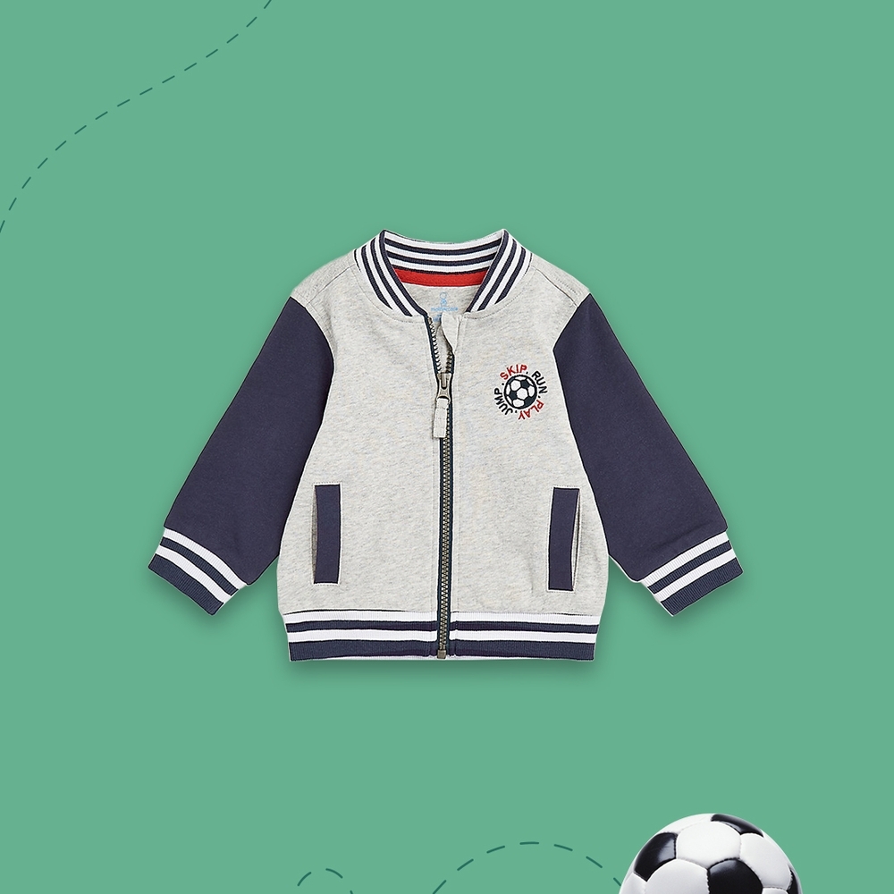 

Boys Full-sleeves Jacket Sporty-Jacket-Multicolor