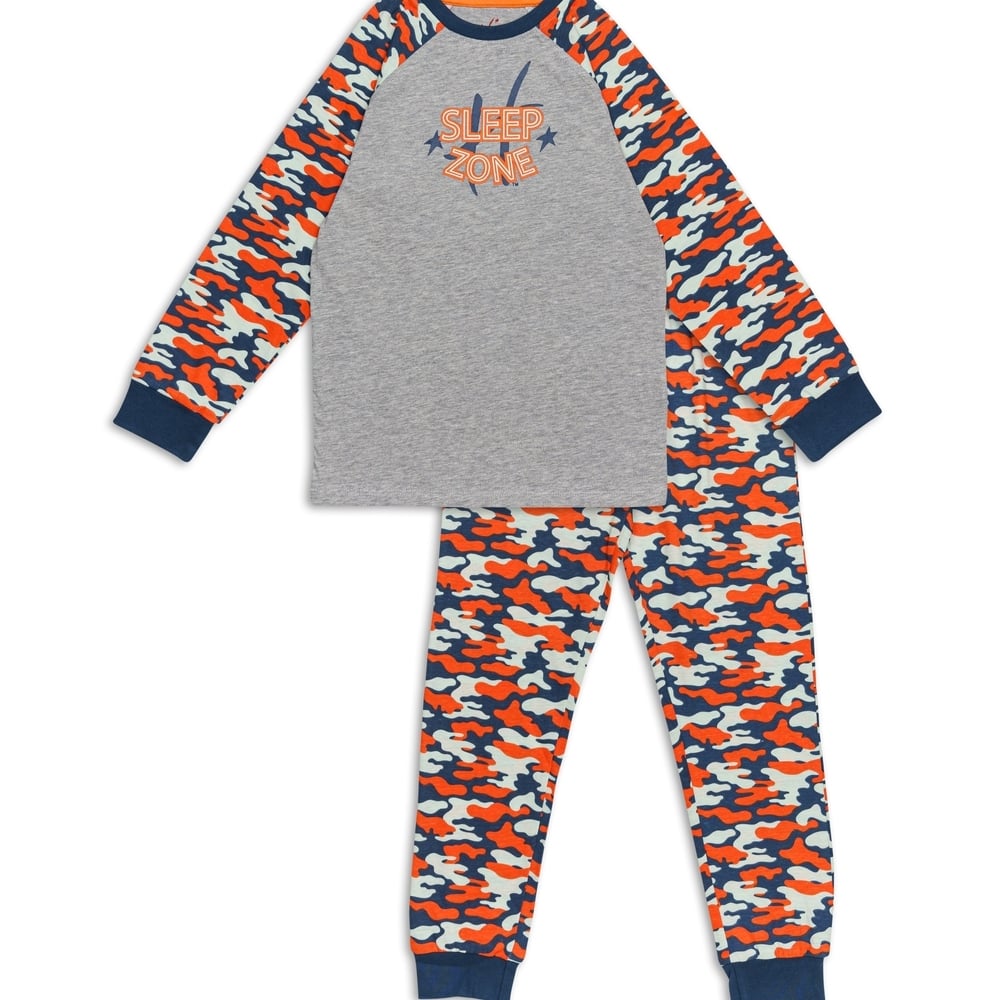 

H by Hamleys Boys Full Sleeves Pyjama Set Camouflage-Multicolor