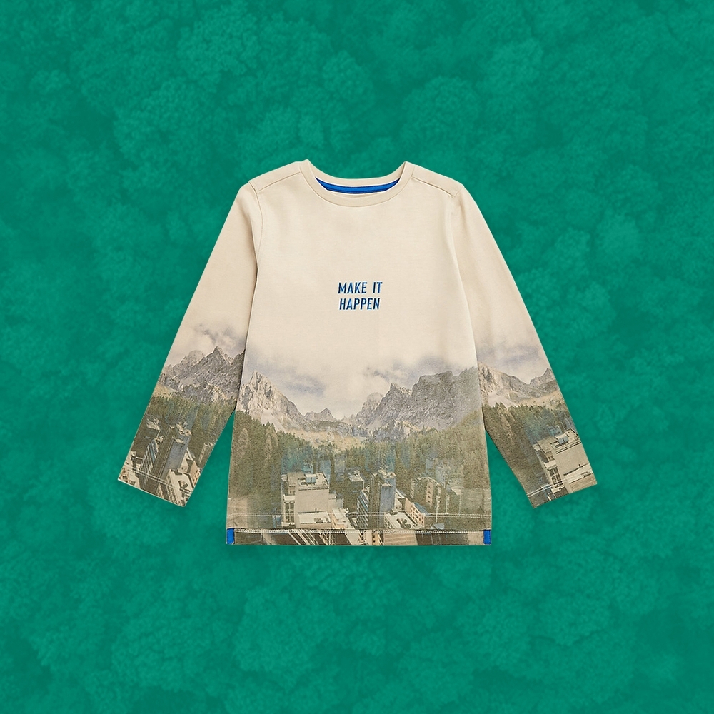 

Boys Full Sleeves T Shirts Photographic Print-Multicolor