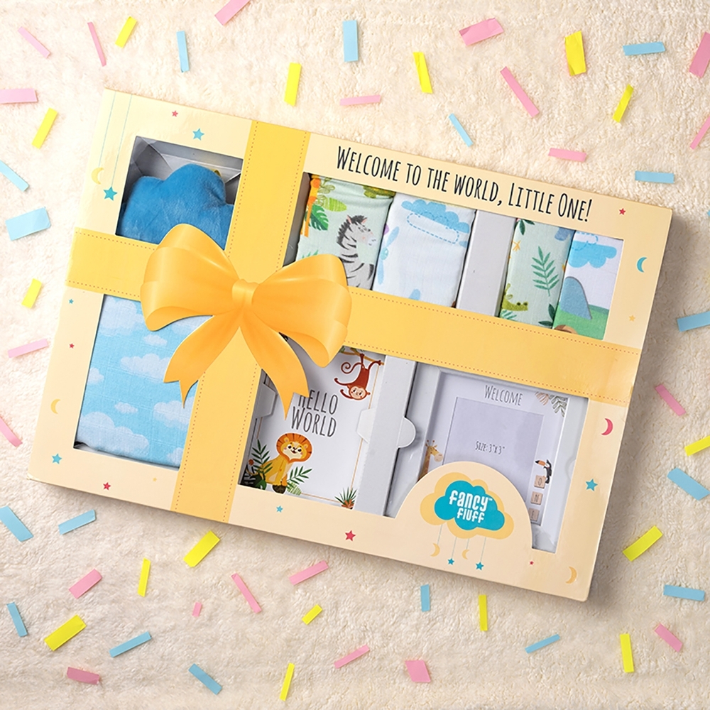 

Fancy fluff animal gift box multicolor