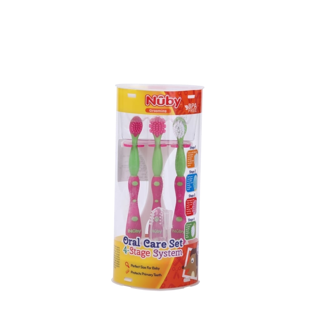 

Nuby Oral Care Set Pink