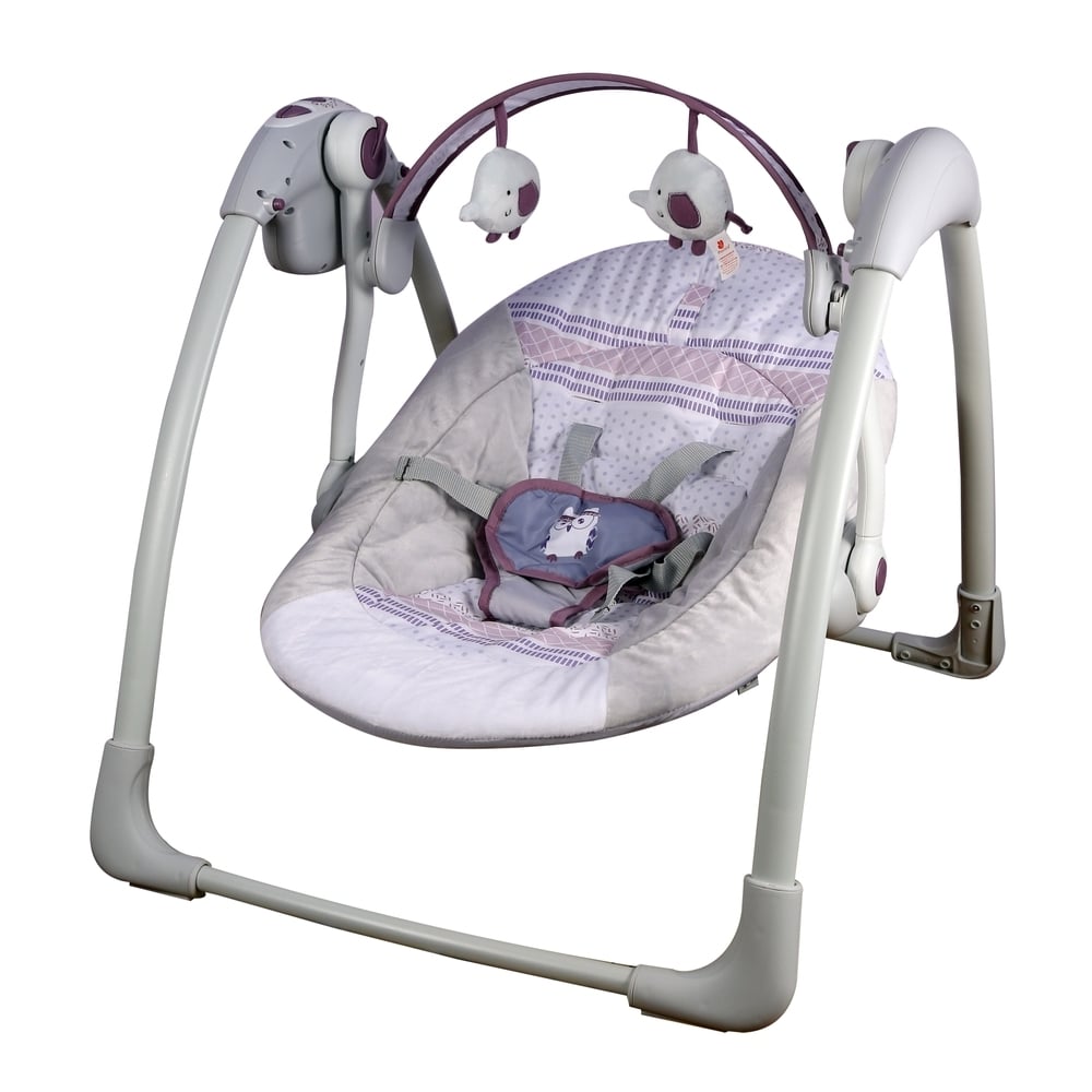 

Mastela deluxe portable baby swing multicolor