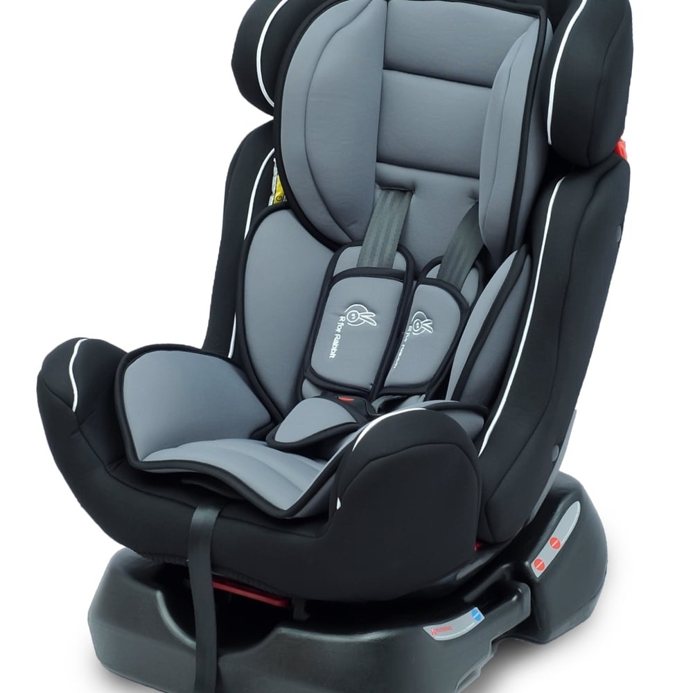 

R for rabbit jack n jill grand baby car seat black grey
