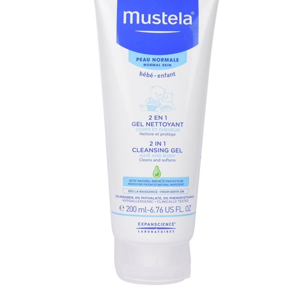 

Mustela 2 in 1 cleansing gel white 200ml