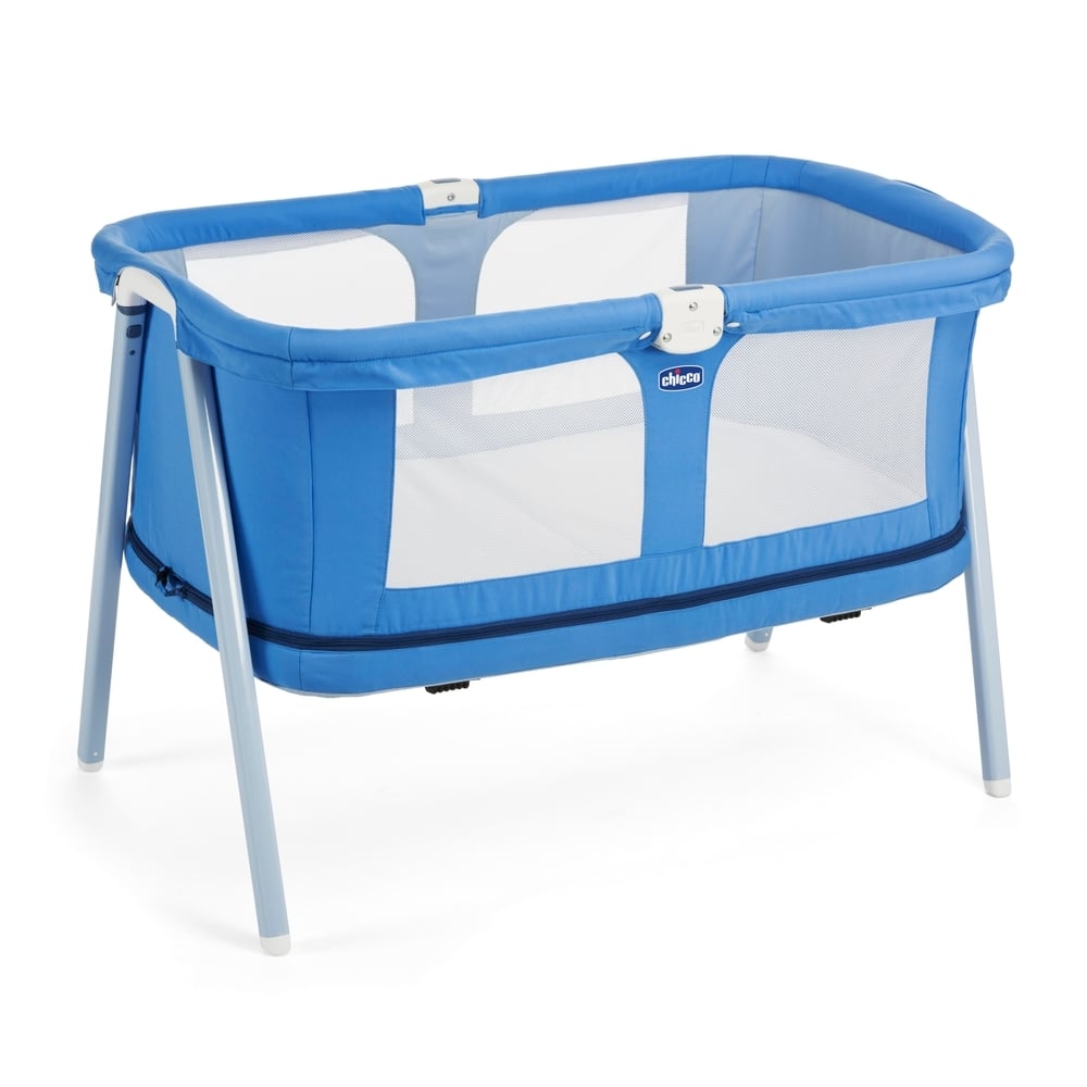 

Chicco lullago zip travel crib indigo green