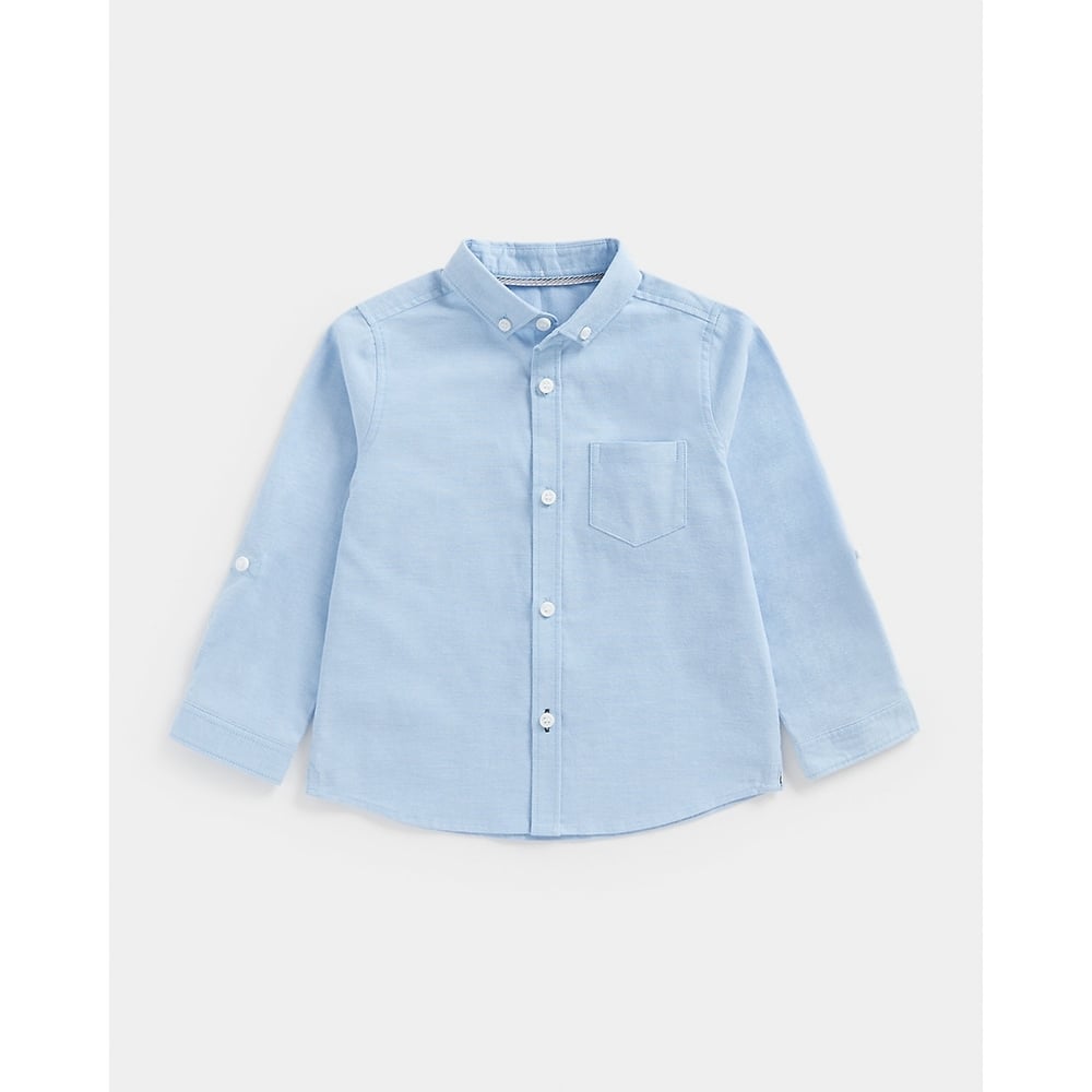 

Boys Full Sleeves Oxford Shirt -Blue