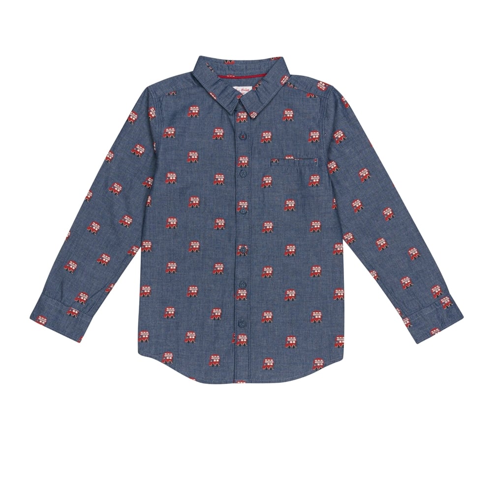 

H by Hamleys Boys Full Sleeves Shirt -Blue