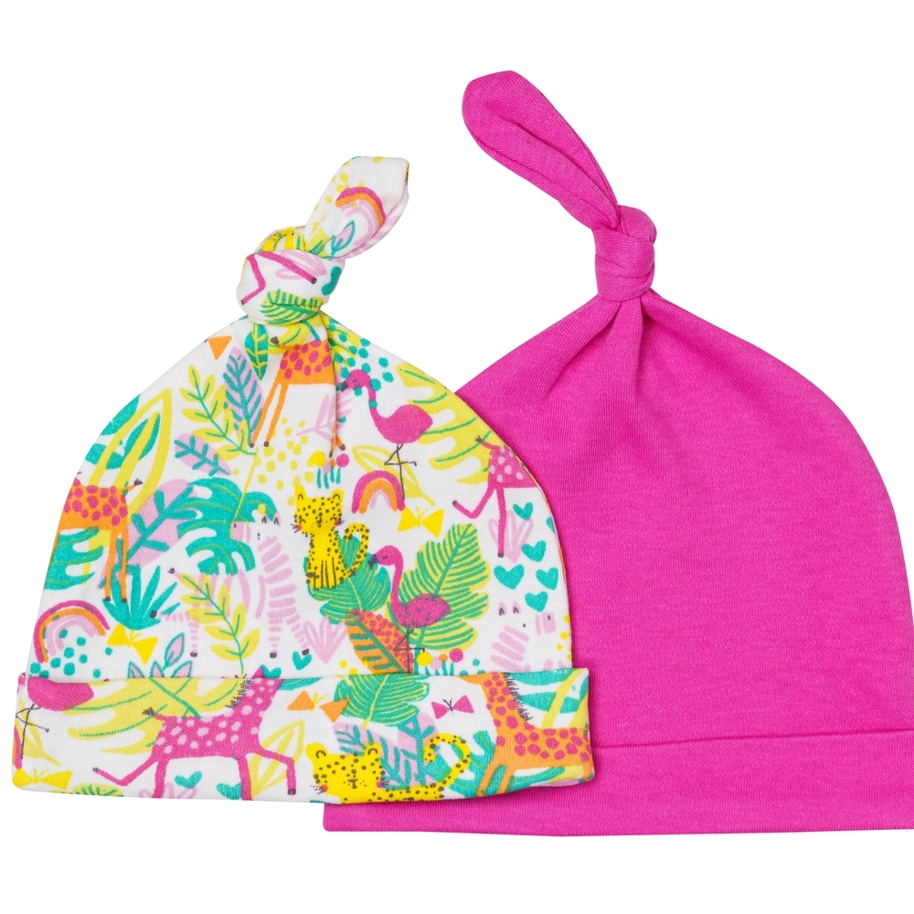 

H by Hamleys Unisex Hats Top Knot-Pack of 2-Multi