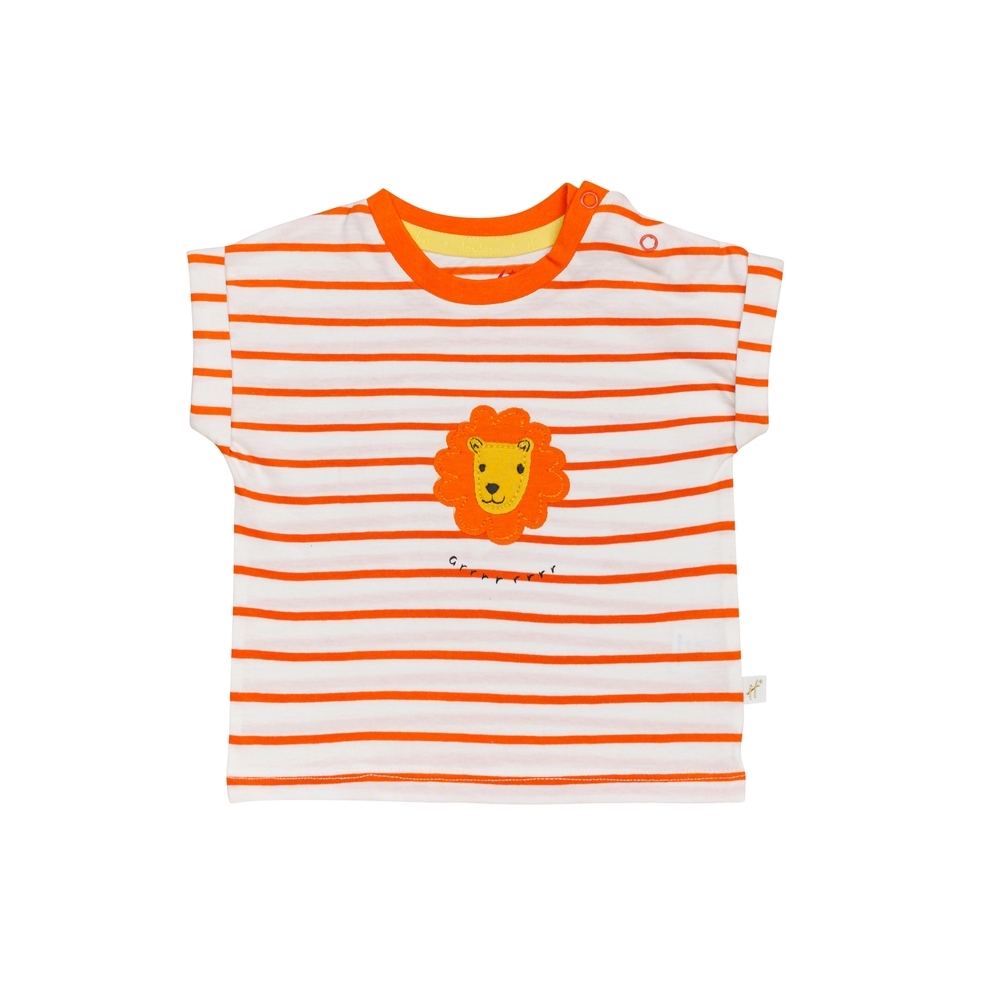 

H by Hamleys Boys Short Sleeves Top Lion Print-Multicolor