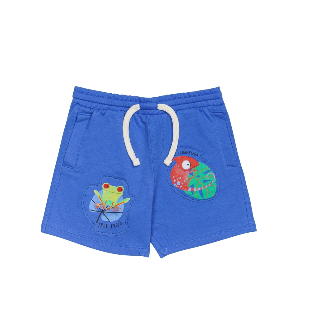 

H by Hamleys Boys Shorts Animal Print-Blue